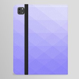 Gradient of blue geometric shapes iPad Folio Case