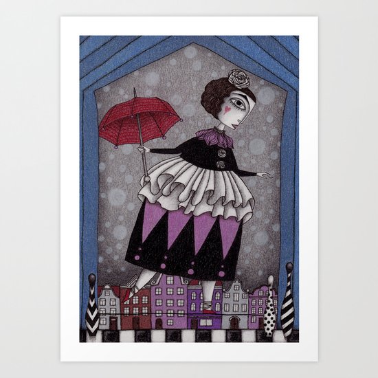 The Red Shoes Art Print