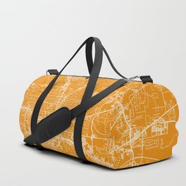 Tallahassee City Map Drawing - USA - Minimal Duffle Bag