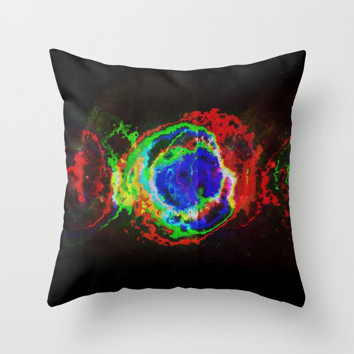 The Eye of Helix Throw Pillow
