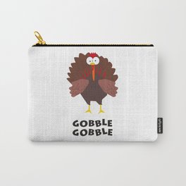 Thanksgiving Turkey In Cartoon Style Without Background Carry-All Pouch