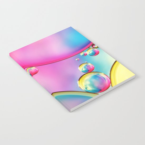 Rainbow and Oil Notebook