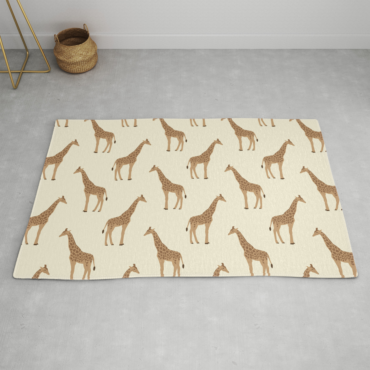 Giraffe Animal Minimal Modern Pattern Basic Home Dorm Decor Giraffe Animal Minimal Modern Pattern
