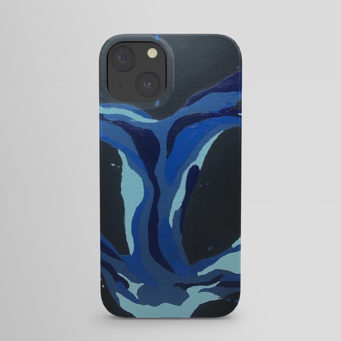 A Splash of Blue iPhone Case