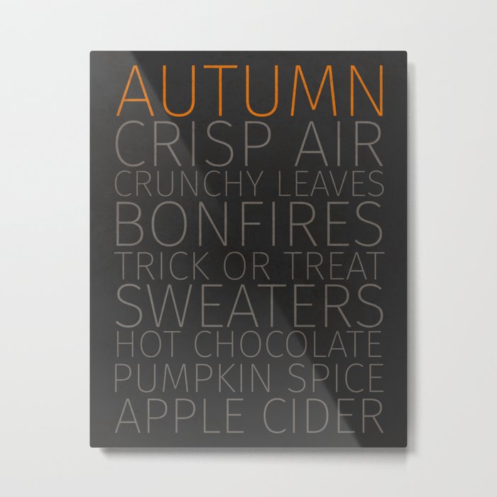 Autumn Metal Print