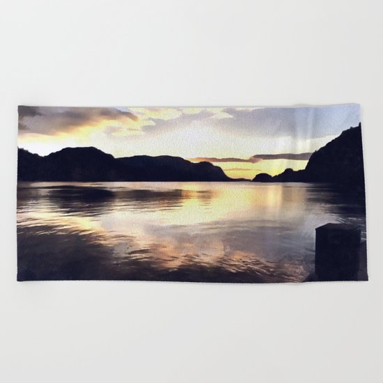 Icmeler Seascape Beach Towel