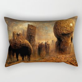 Alien City Rectangular Pillow