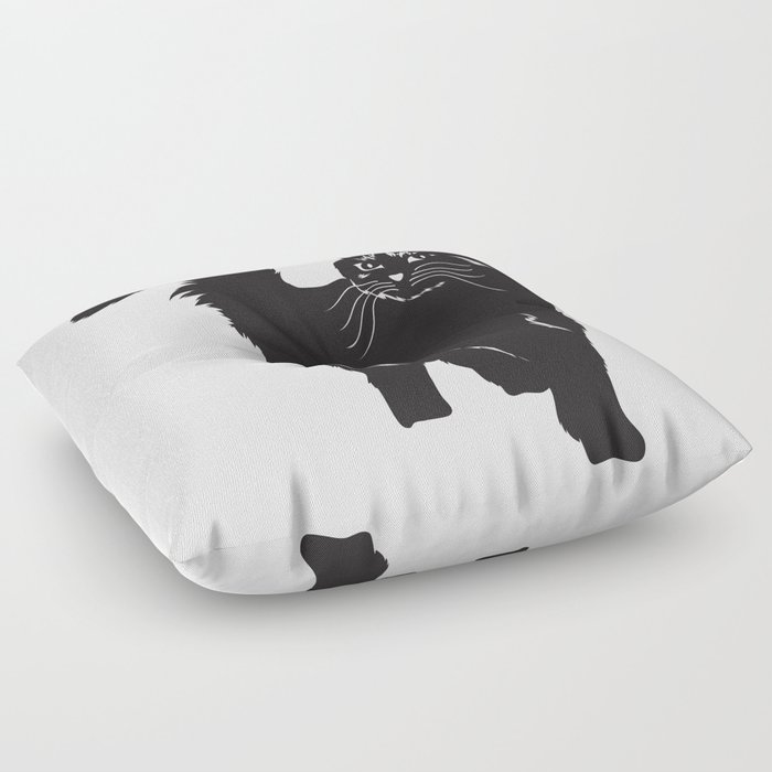 cool cats from the streets Floor Pillow