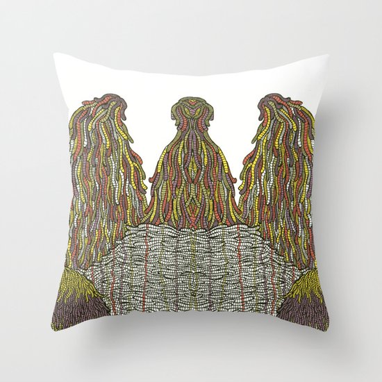 Humps! Throw Pillow