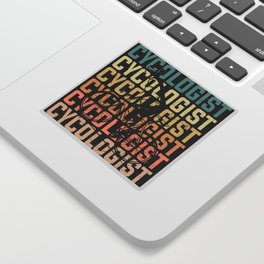 Cycologist definition funny cyclist quote Sticker