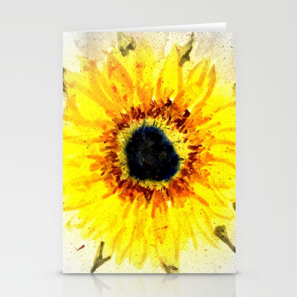 Sunflower from Water Stationery Cards