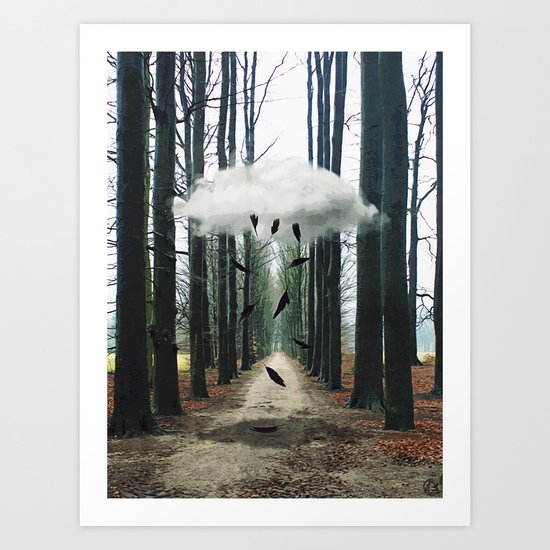 content of purpose Art Print