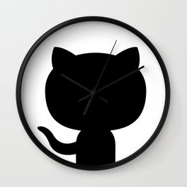 Github Logo Wall Clock