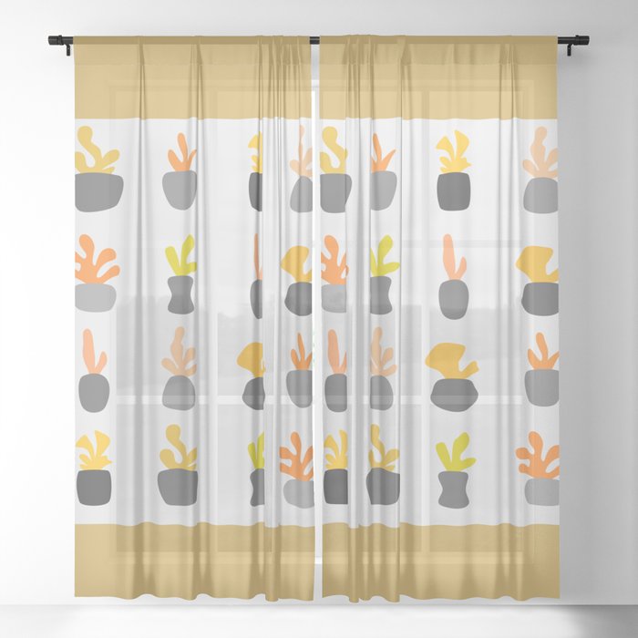 Botanical collection 13 Sheer Curtain