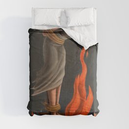 Keep Cool Oil Painting Comforter