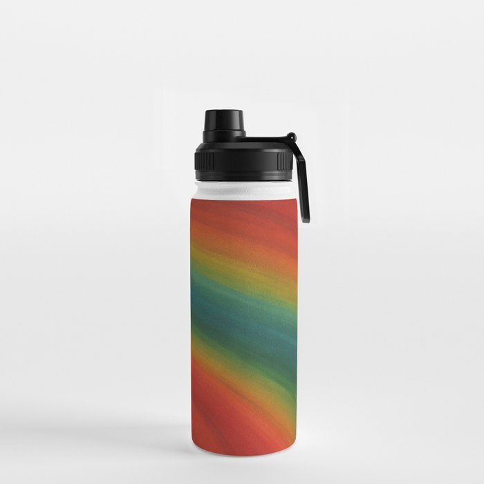 Rainbow lines of Pride Water Bottle