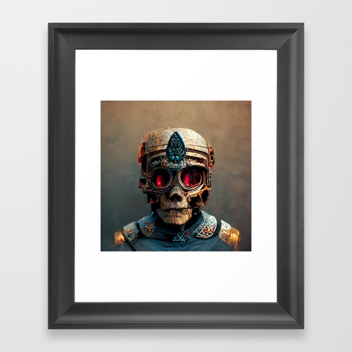 Aztec Warrior Framed Art Print