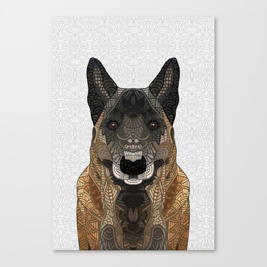 Malinois - Belgian Shepherd Canvas Print