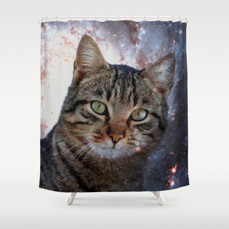 Cats In Space Shower Curtain By Epicnerd Society6