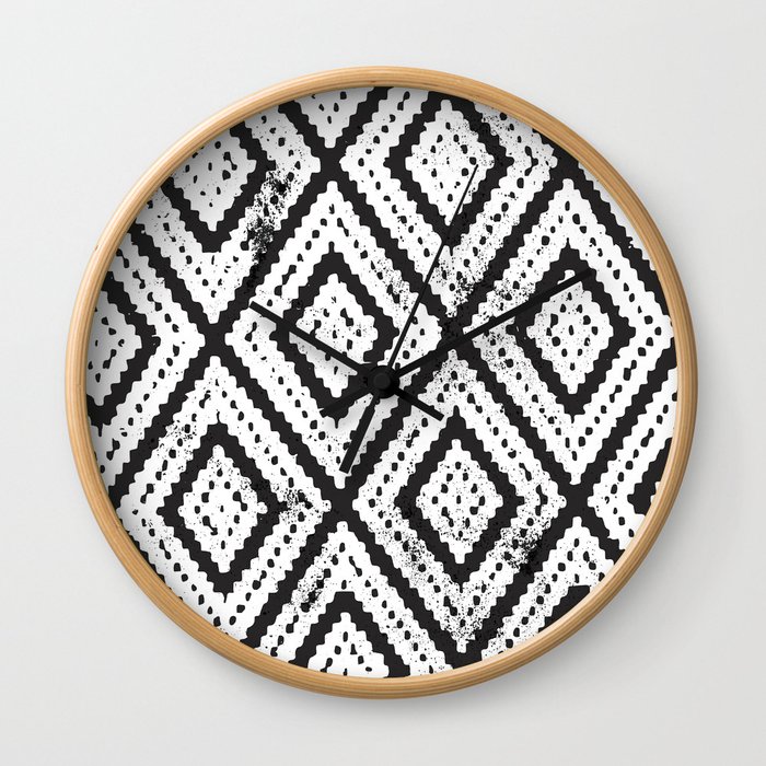 Boho Pattern Wall Clock