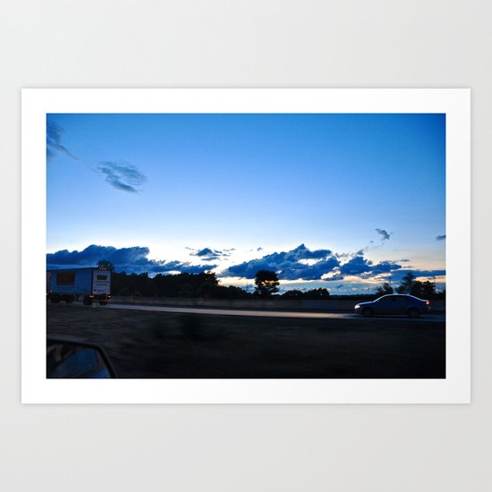 Night Drive Art Print