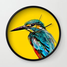 Kingfisher v2 vastd Wall Clock