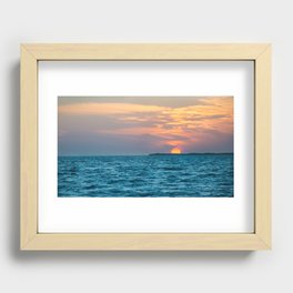 Key West Sunset Recessed Framed Print