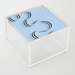 Stripes: Blue Acrylic Box