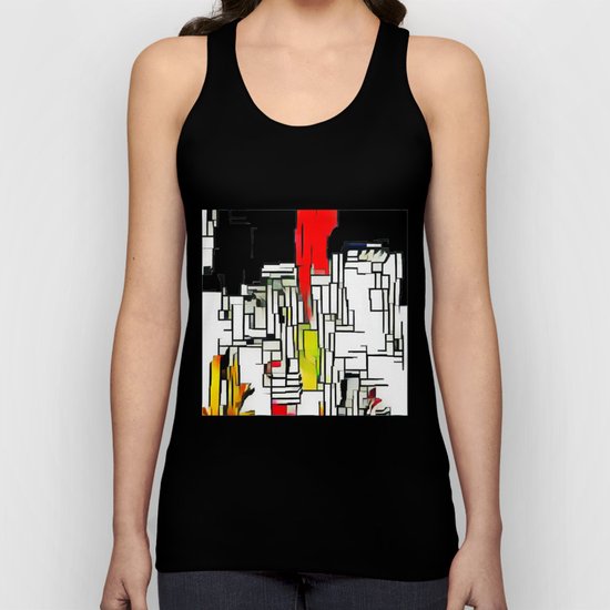 City in the summer Unisex Tank Top