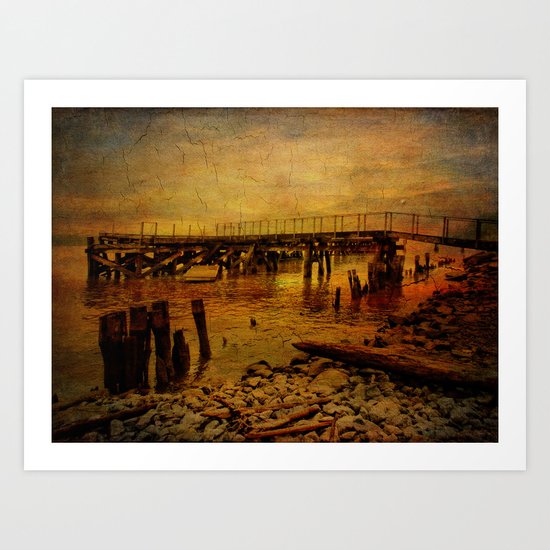 As The Sun Goes Down Art Print