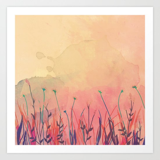 Spring flowers Art Print
