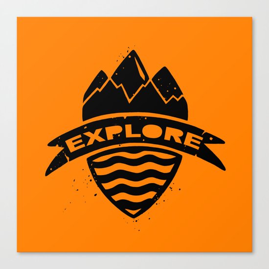 Explore Canvas Print