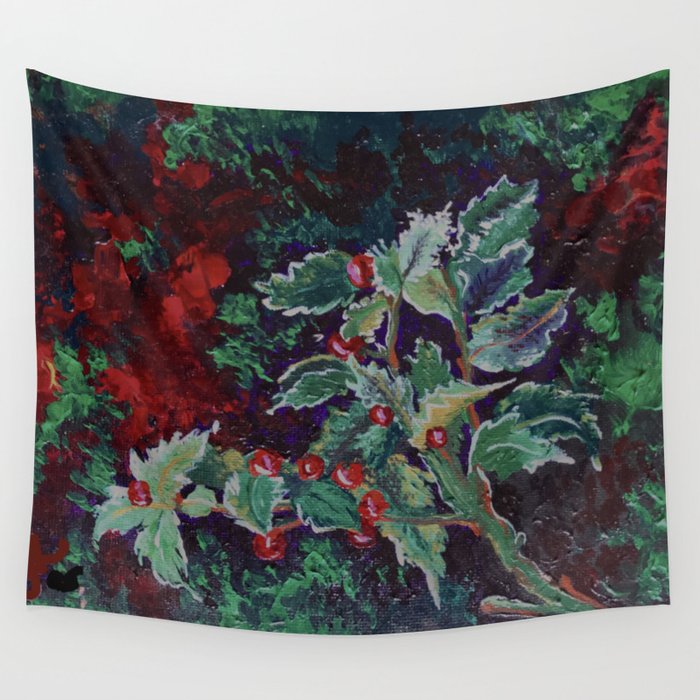 Have a Holly Jolly Christmas Wall Tapestry