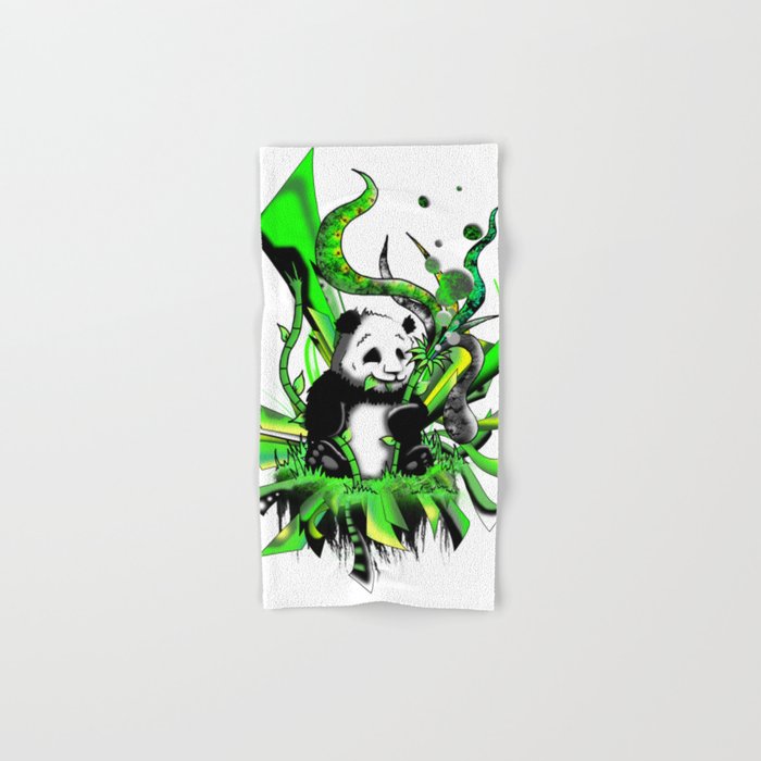 Urban Panda Hand & Bath Towel