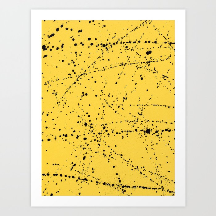 Dazed + Confused [Yellow] Art Print