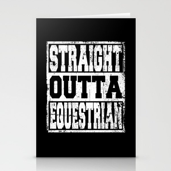 Equestrian Saying Funny Stationery Cards