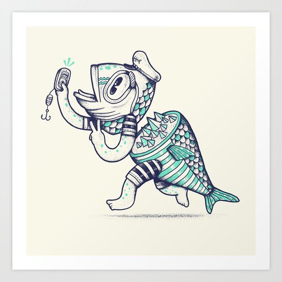 Selfishy Art Print