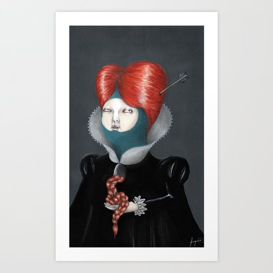 Encarnación: María Art Print