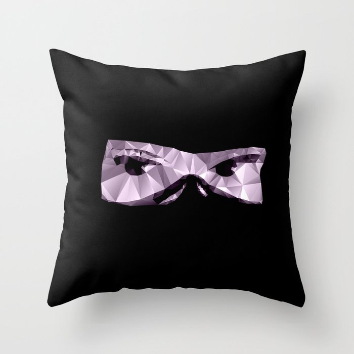 Eyesometric Ninja Throw Pillow