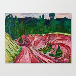 Thuringian Forest, 1904 by Edvard Munch Canvas Print