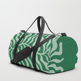 Fun Sage: Matisse Edition Duffle Bag | Fern, Wild, Mid Century, Green, Graphicdesign, Leaves, Matisse, Shapes, Art, Nature 