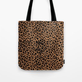 Leopard Meerkat Brown Tote Bag