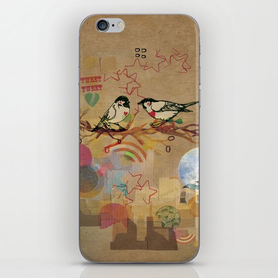 Two Little Birds iPhone Skin