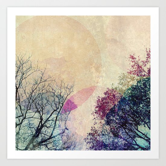2 Trees Art Print
