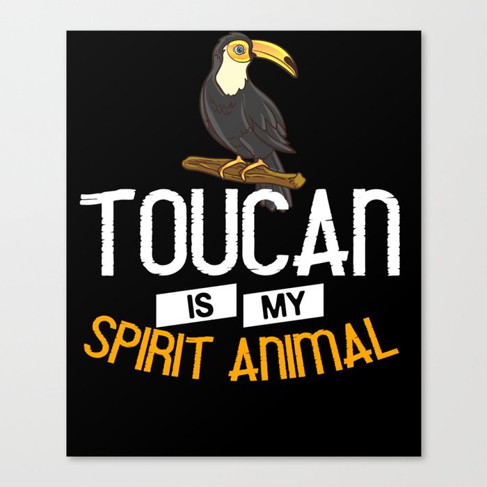 Toucan Bird Animal Tropical Cute Canvas Print