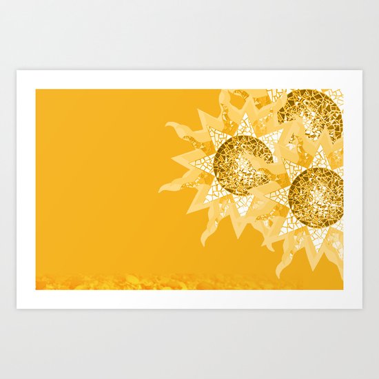 Sun Art Print