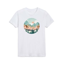 Winter Forest Vista Kids T Shirt