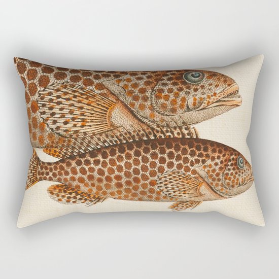 Fish Classic Designs 6 Rectangular Pillow