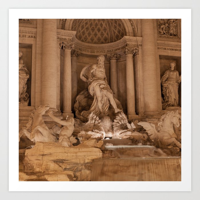 Italy Photography - The Trevi Fountain Art Print