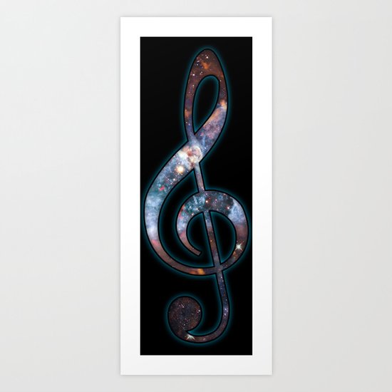 Cosmic Music Art Print